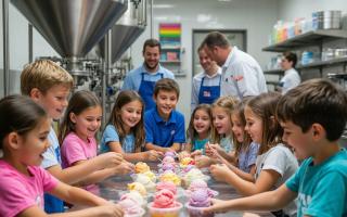 Экскурсия на фабрику мороженого Джелато